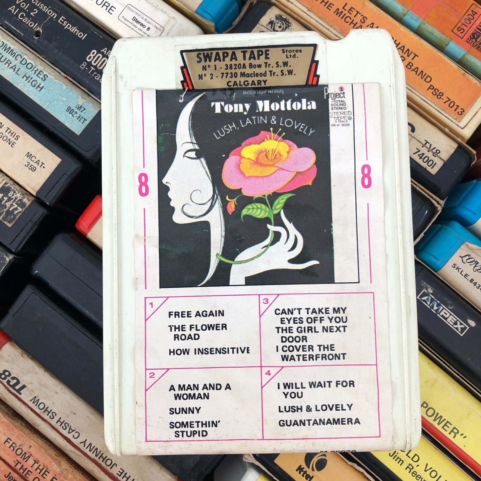 Tony Mottola : Lush, Latin and Lovely, 8 Track Tape 