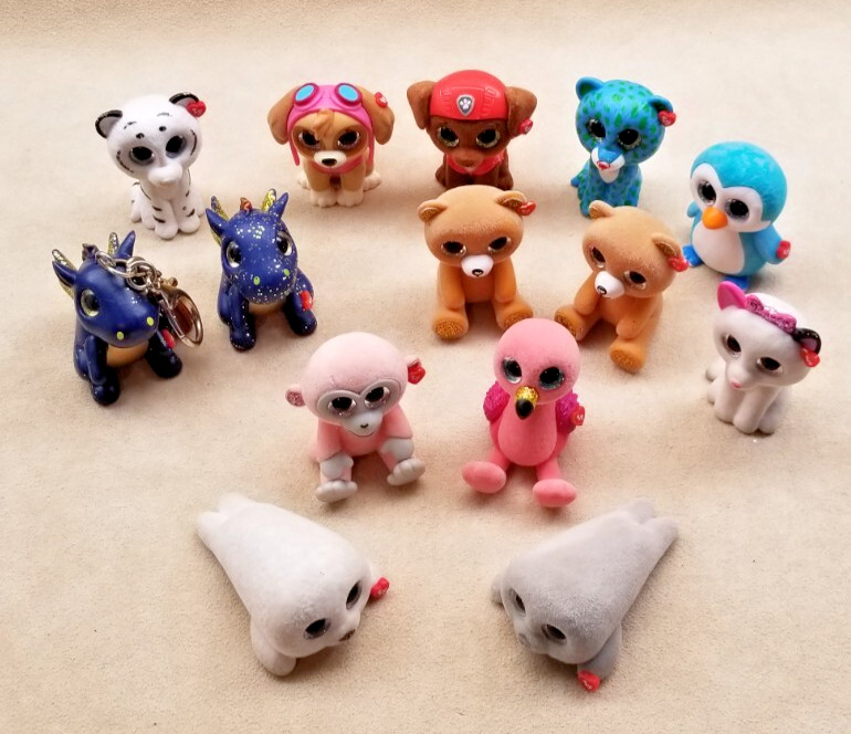 TY Beanie Boos Mini Plastic Figures 2.5" Inch Lot of 14