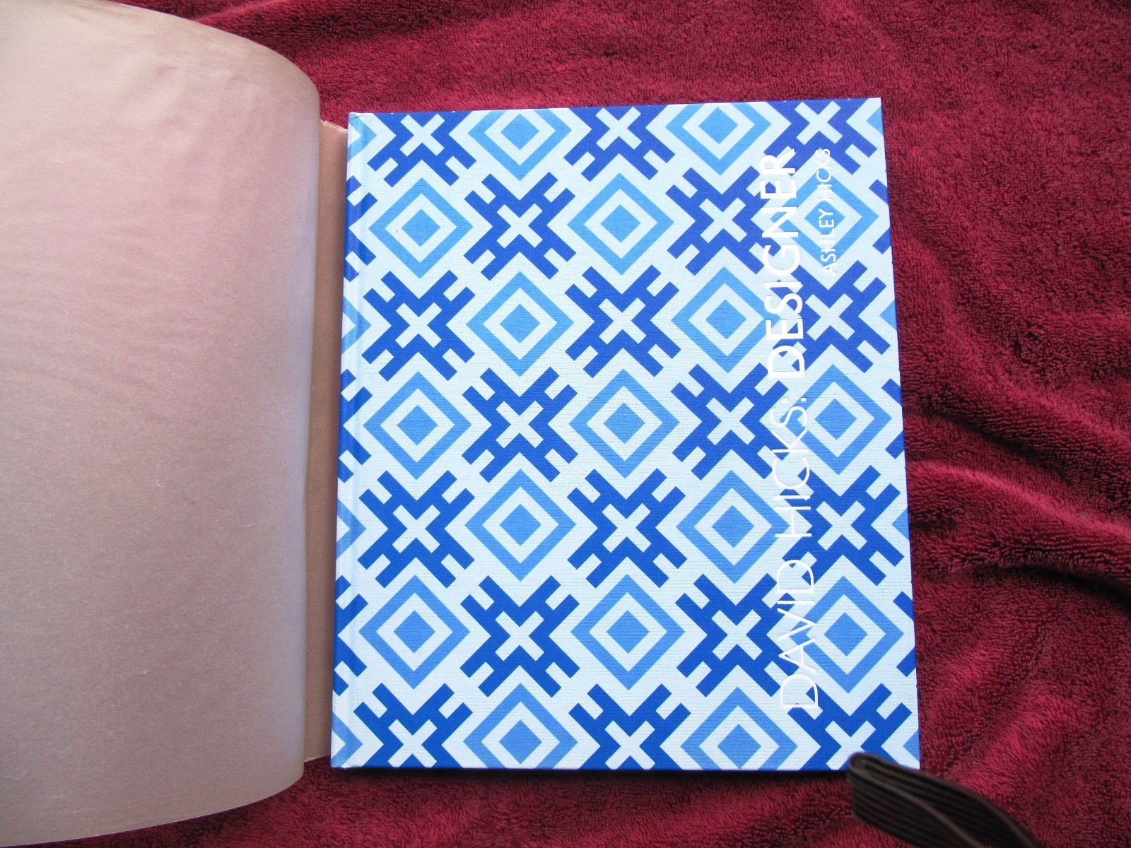 Tom Ford DAVID HICKS British DESIGNER 1st Ed Org VELLUM Dustjacket LONDON Design