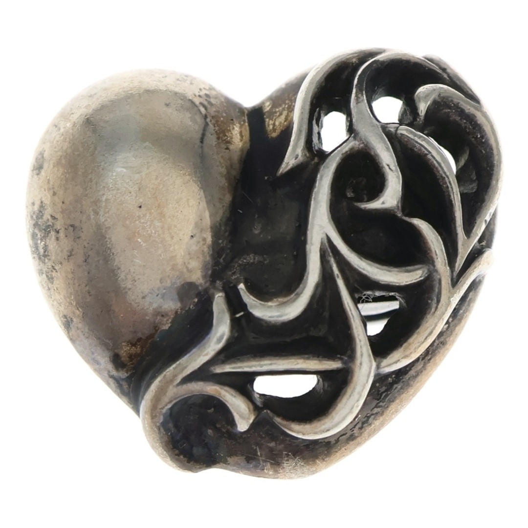 CHROME HEARTS HAIRBAND Hair Band Heart Button Concho Silver Used bd5b0f1ba3b9516