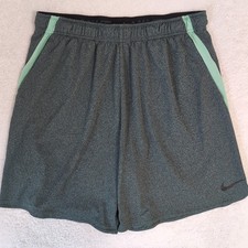 Nike Shorts Mens 2XL 33x8" Teal Green Dri Fit Track Gym Basketball Baggy Loose