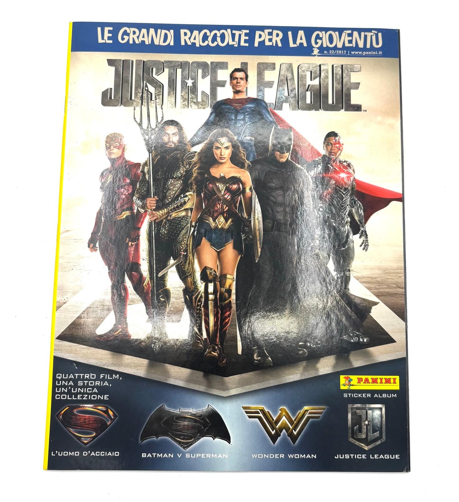 Justice League 2017 Empty Panini Album