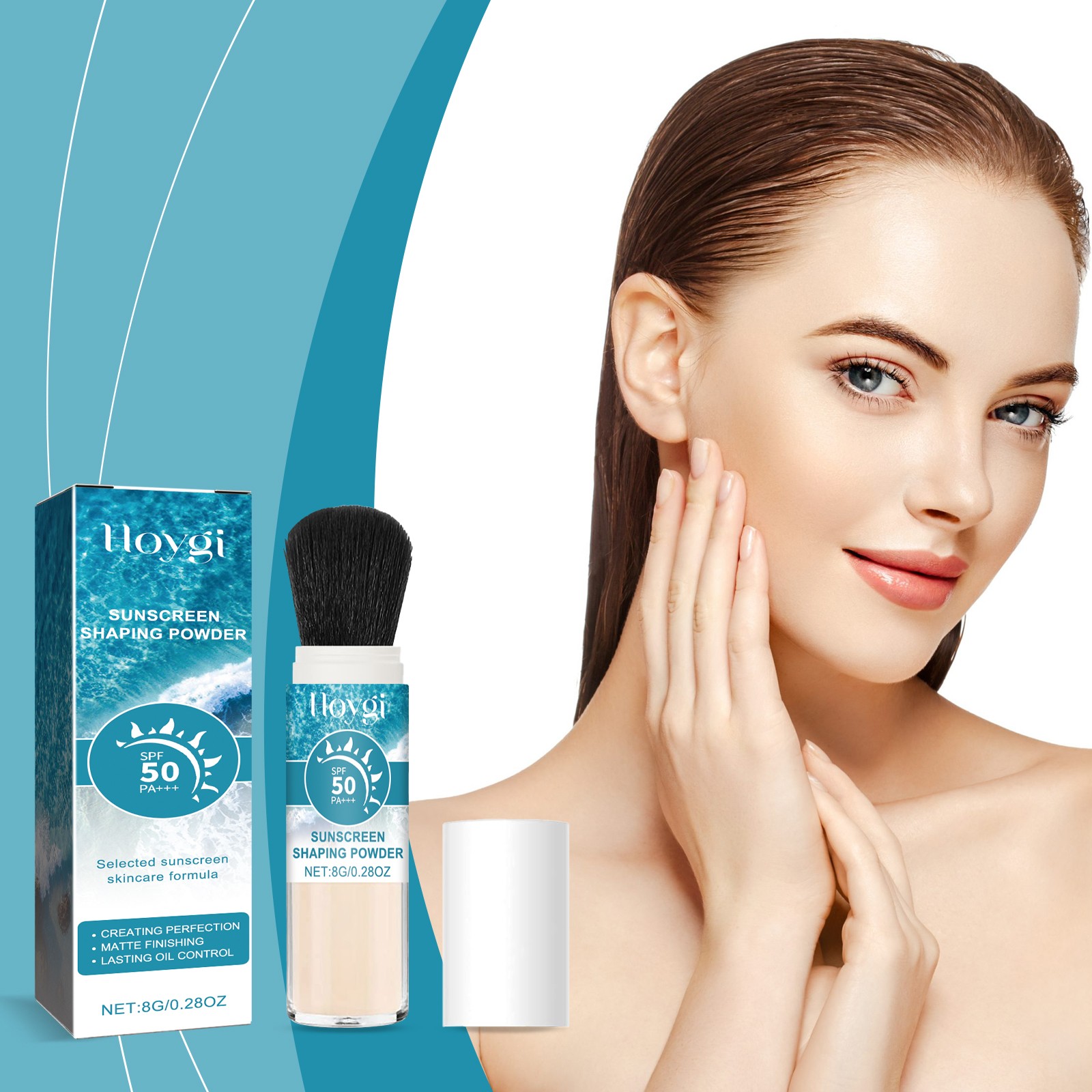 Mineral Powder Sunscreen SPF 50, Oil Control Setting Powder