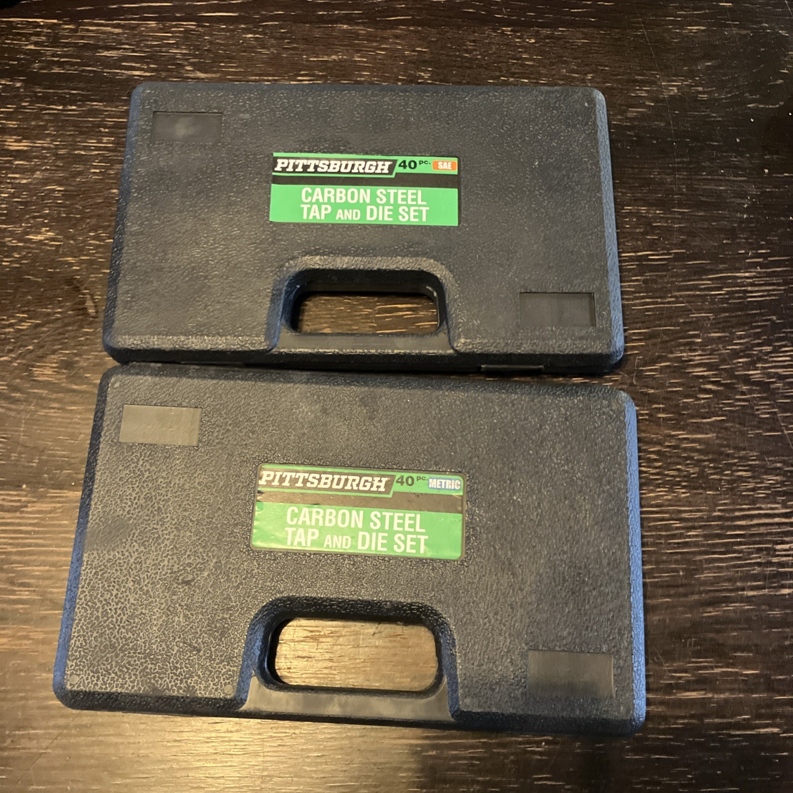 PITTSBURGH Carbon Steel Metric Tap and Die Set, 40 Piece Unopen