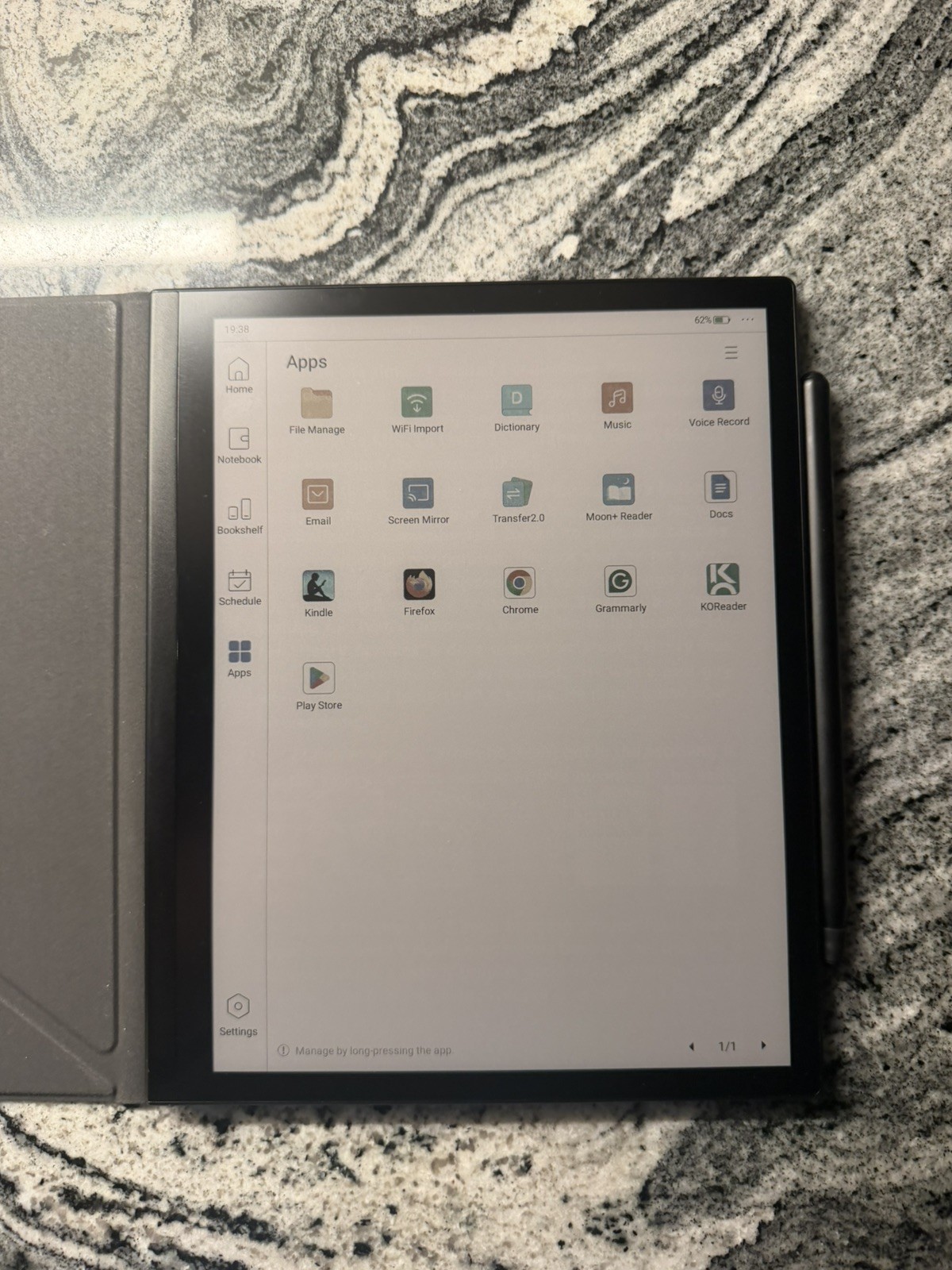 Musnap Aura C Color ePaper Tablet 128GB 2025 E Ink 