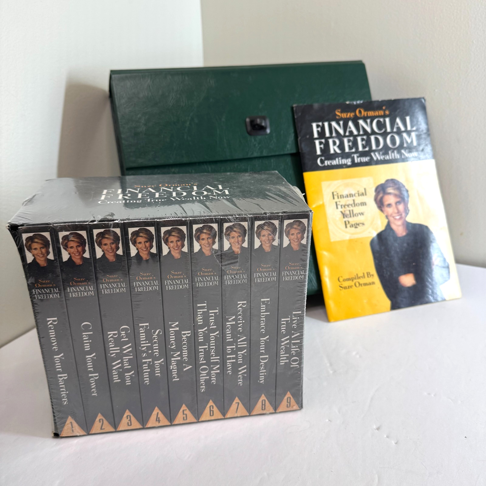 Financial Freedom Suze Orman Creating True Wealth VHS Boxed Set With Portfolio
