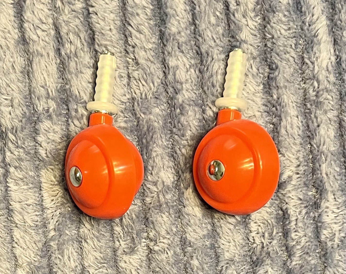 Set of 2 • Safety 1st Ready Set Walk Front Caster Wheels Replacement Parts Red