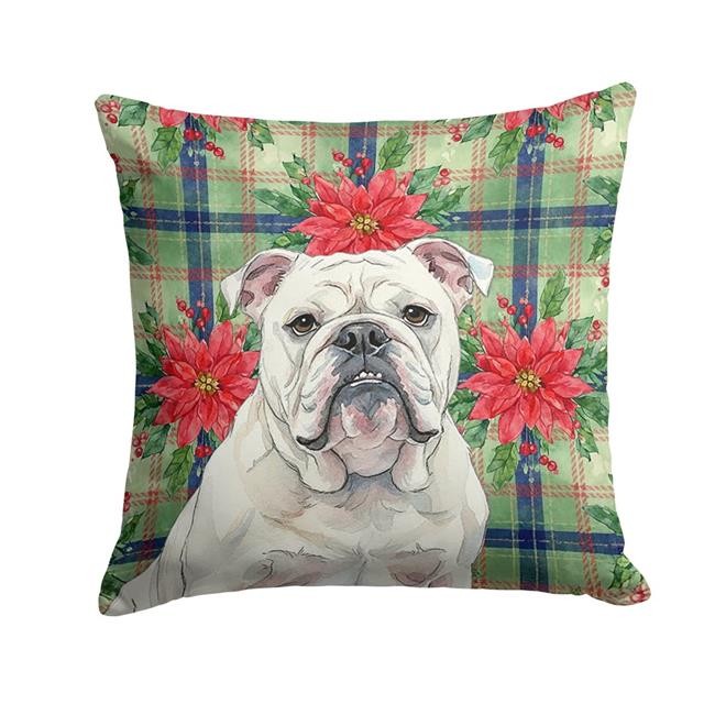 Carolines Treasures WDK8615PW1414 Unisex Adult White English Bulldog Christma...