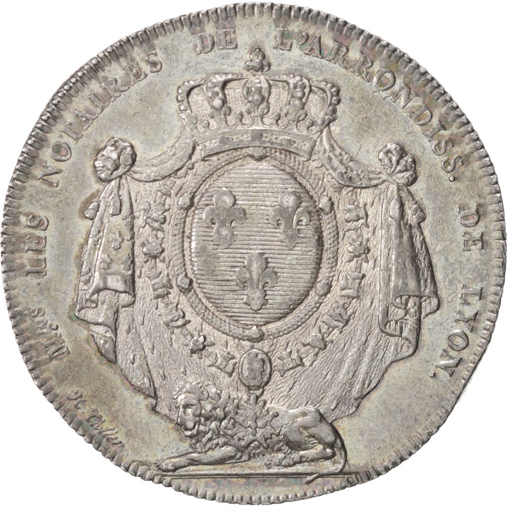 [#401127] France, Token, Notary, 1805, AU, Silver, Lerouge:170