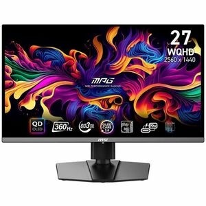 MSI MPG 271QRX QD-OLED, 27 OLED Gaming Monitor, 2560 x 1440 (QHD), OLED 0.03ms