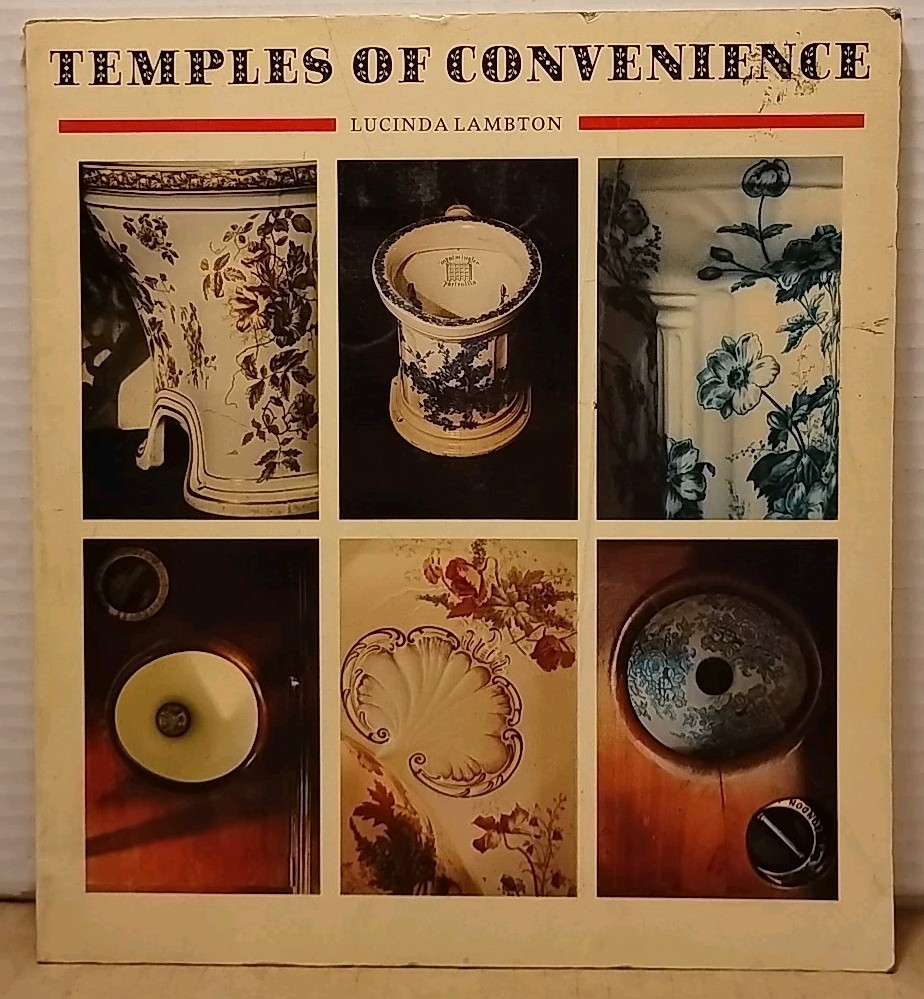 Temples of Convenience by Lucinda Lambton 1978 Illustrated Paperback Toilets
