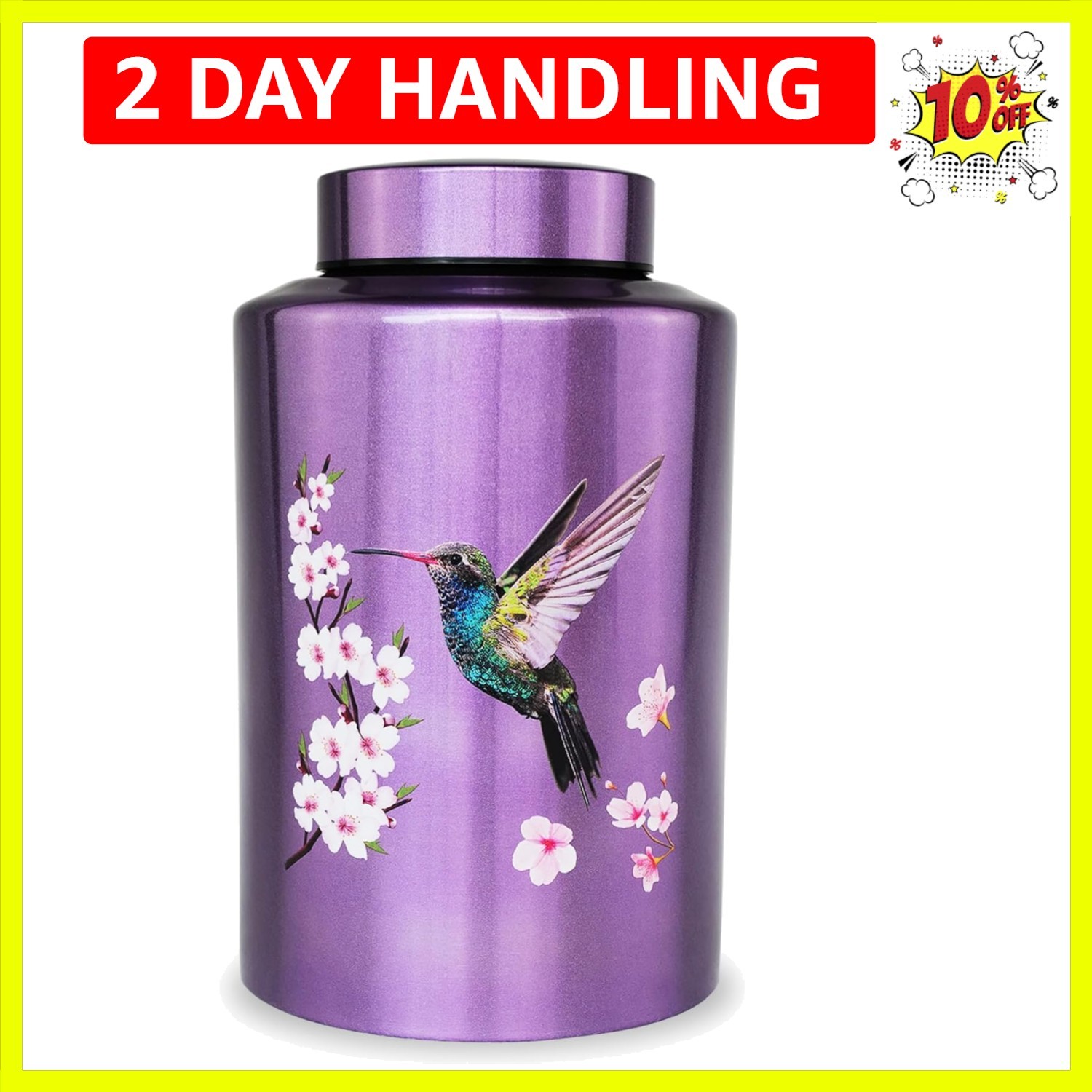 Durable and Stylish Keepsake Urn for Ashes – 220 lbs Featuring Velvet Protection