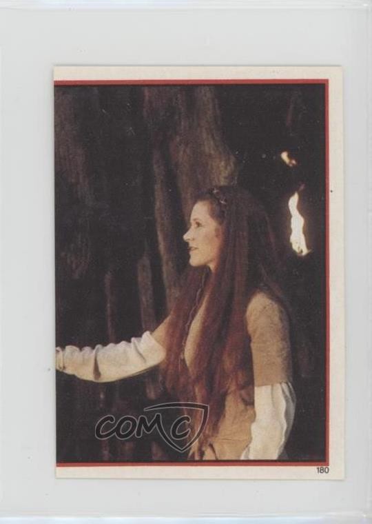 1983 Topps Star Wars: ROTJ Album Stickers Han Solo Princess Leia Organa #180 0e3