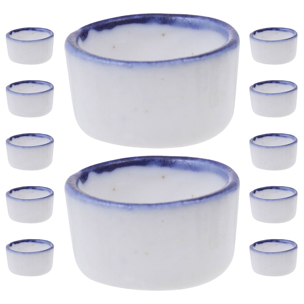  12 Pcs Reptile Feeding Bowl Tiny Water Mini for Spiders Micro Dish Tarantula