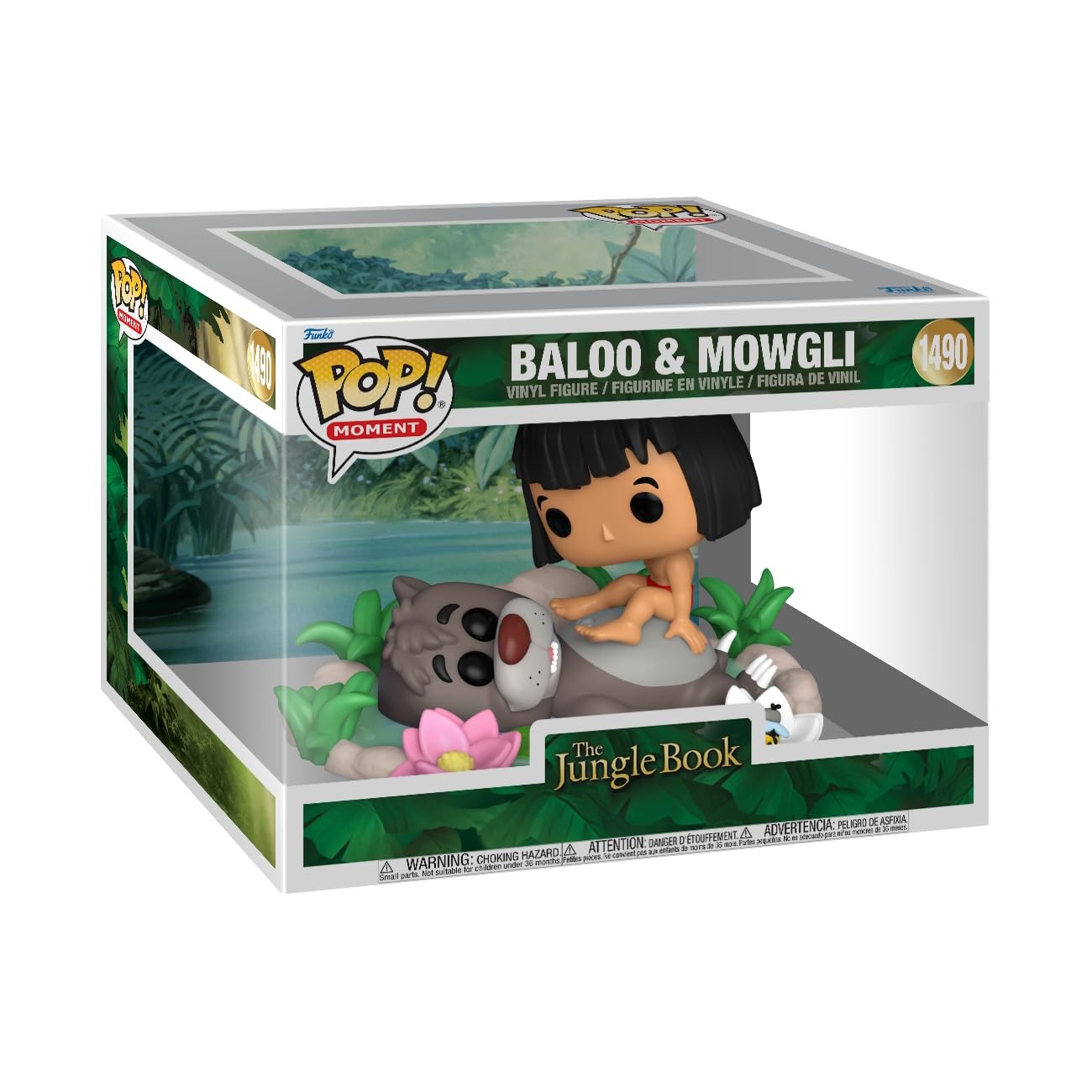 Funko POP! Moment: The Jungle Book – Baloo Bear & standard size, Multicolor 