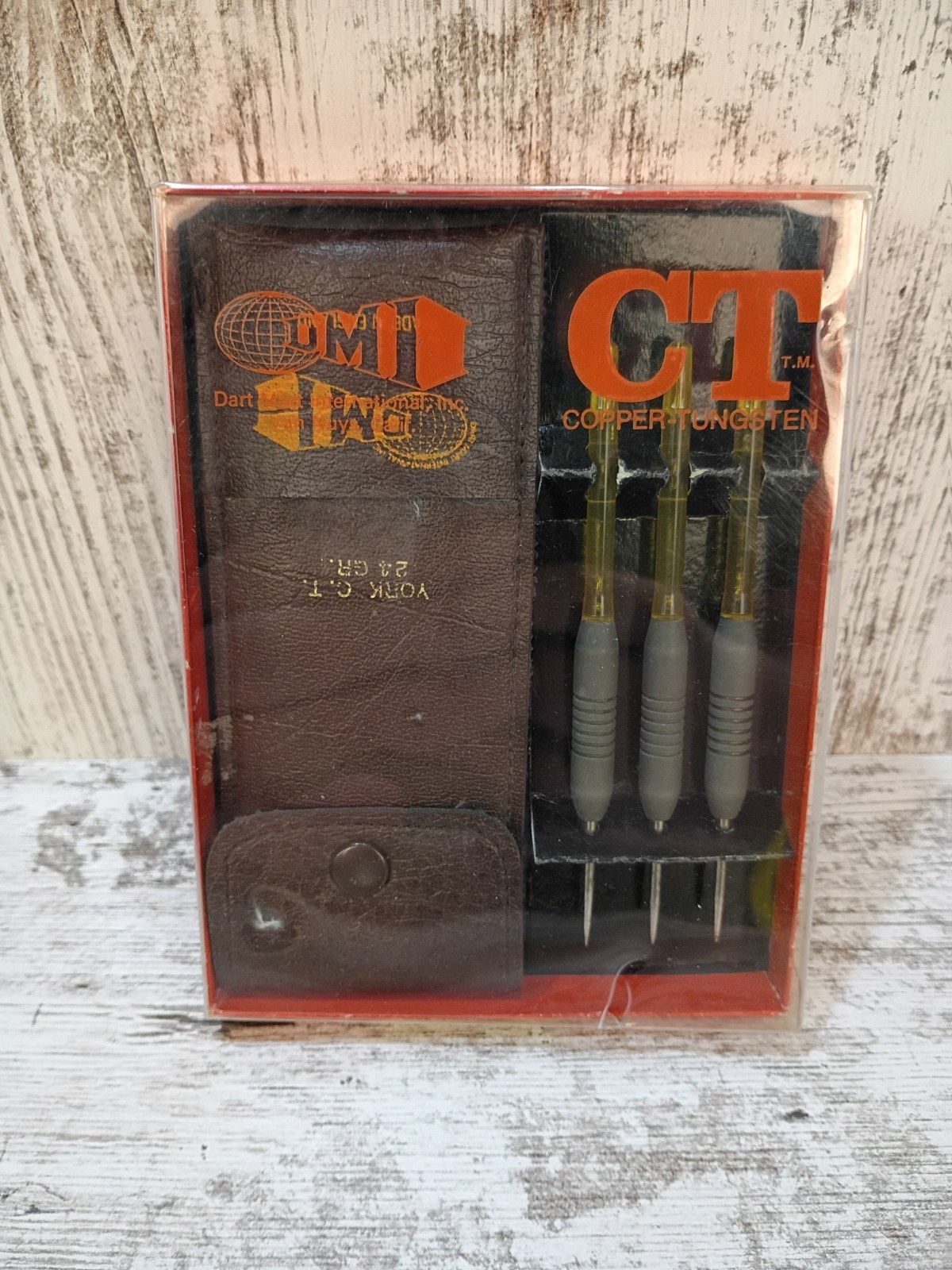 Vintage DMI York C.T. Copper Tungsten Steel Tip Darts 24 Gram New In Package