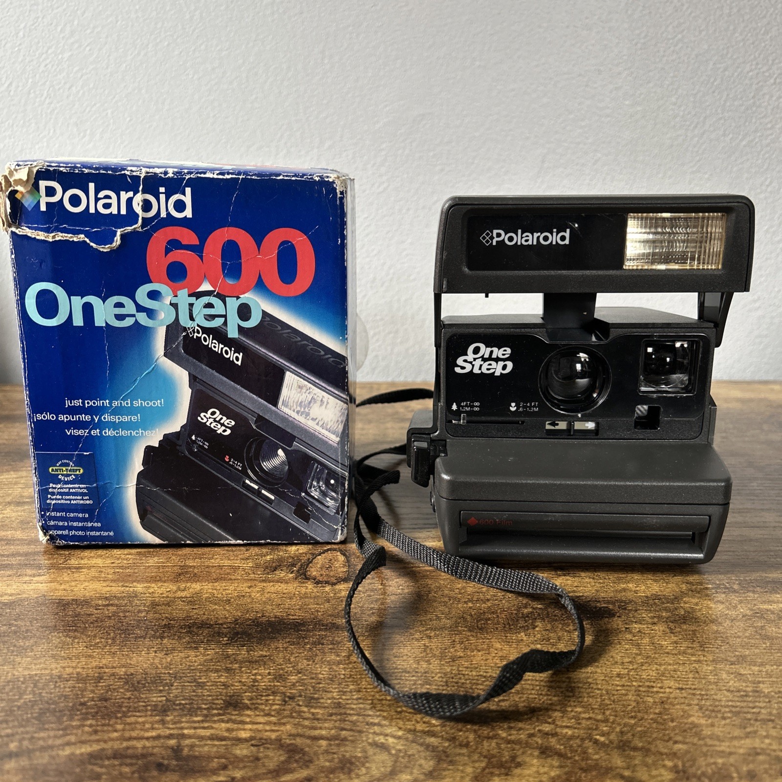 Polaroid One Step 600 Instant Film Camera Tested Working