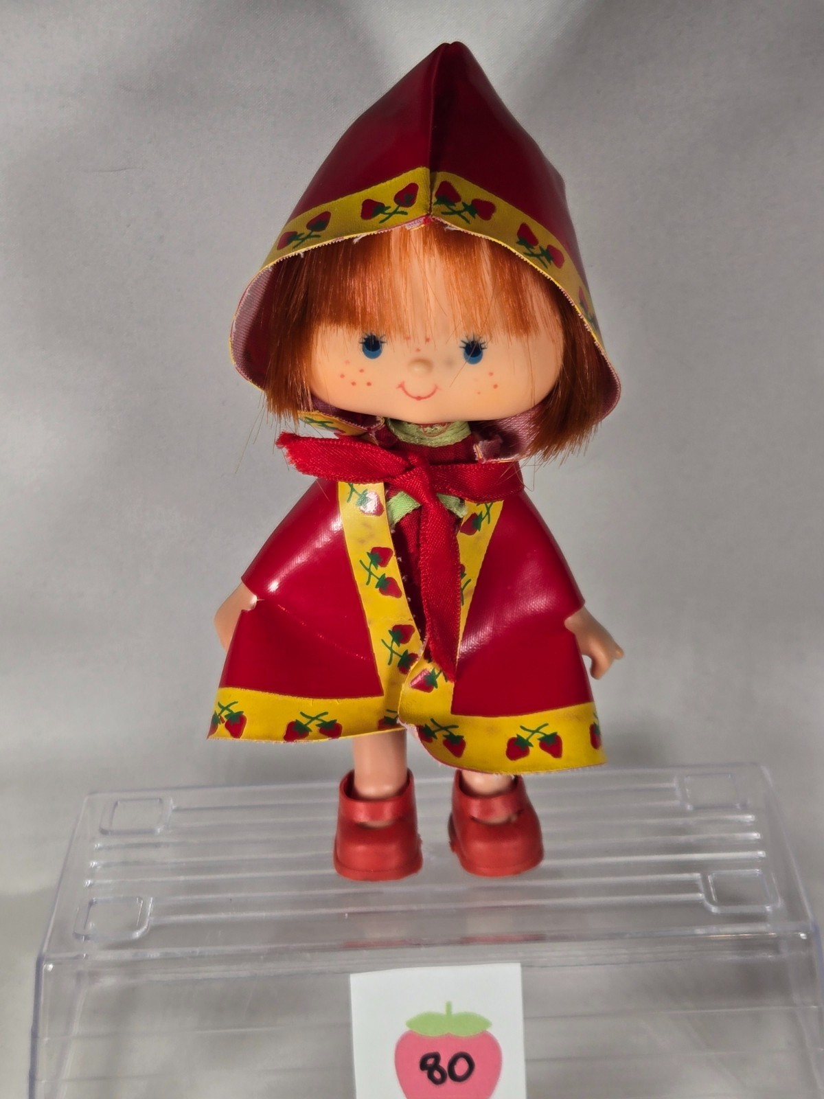 Vintage 1980's  Kenner Strawberry Shortcake Doll  with Berry Wear and Red Shoes
