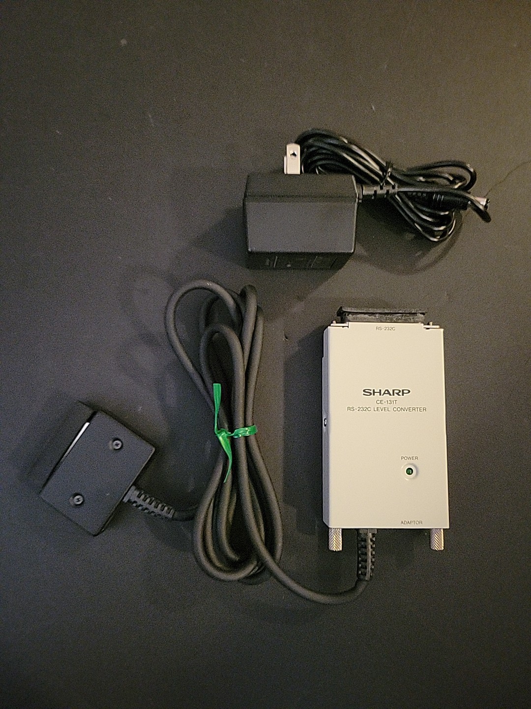 Sharp CE-131T RS232C Level Converter interface Cable for Pocket PC w/ Adapter