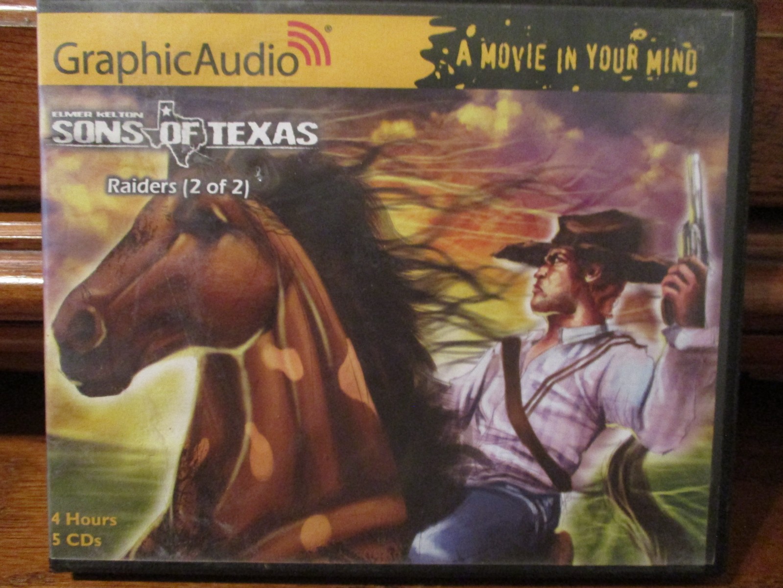 Sons of Texas "Raiders (2 of 2) 5 Audio CD's Box Set Still in Like New Condition