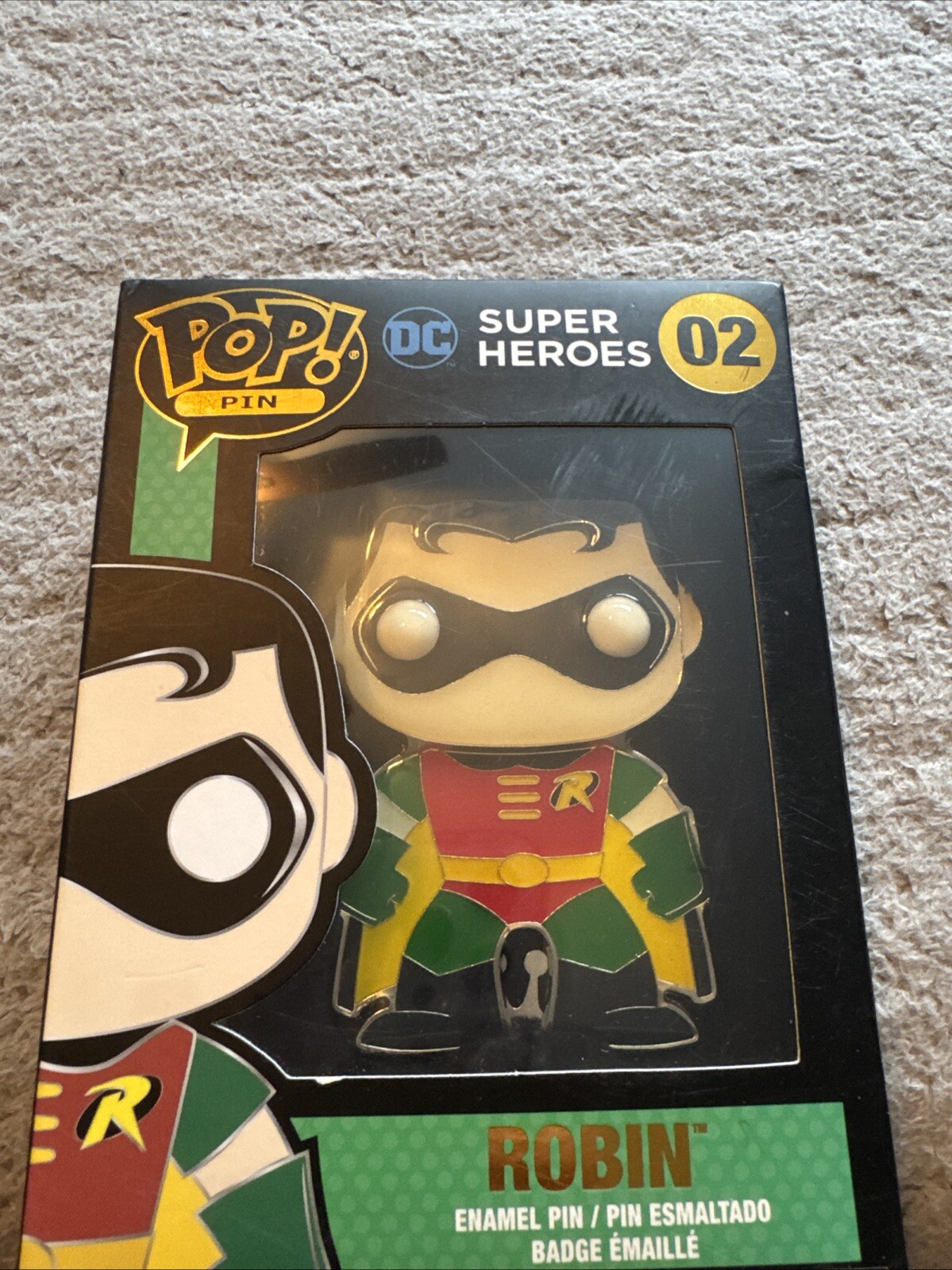 DC Super Heroes Robin Funko Pop! Pin #02