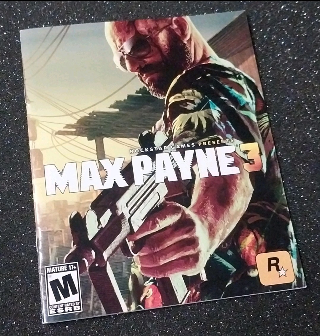 Max Payne 3 PS3 PlayStation 3 Instruction (Manual Only) Game Good!