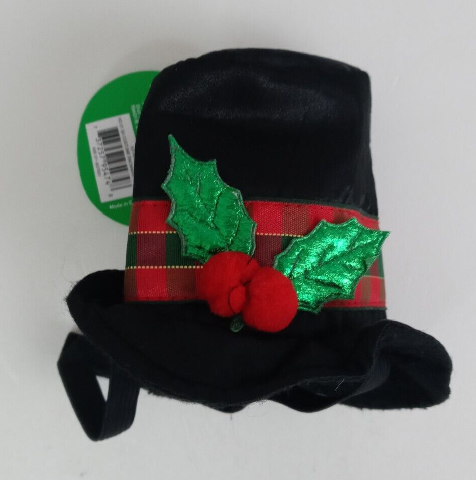 New Merry & Bright Snowman Top Hat Small Animal Guinea Pig