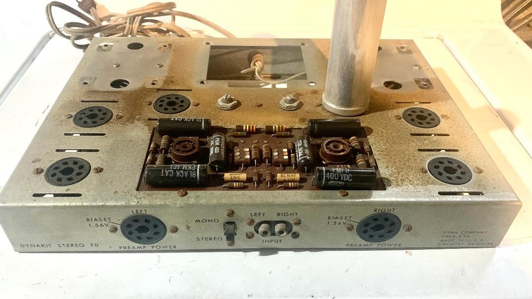 Dynaco ST 70 Tube Amplifier Chassis - Good Parts Unit, Project Starter