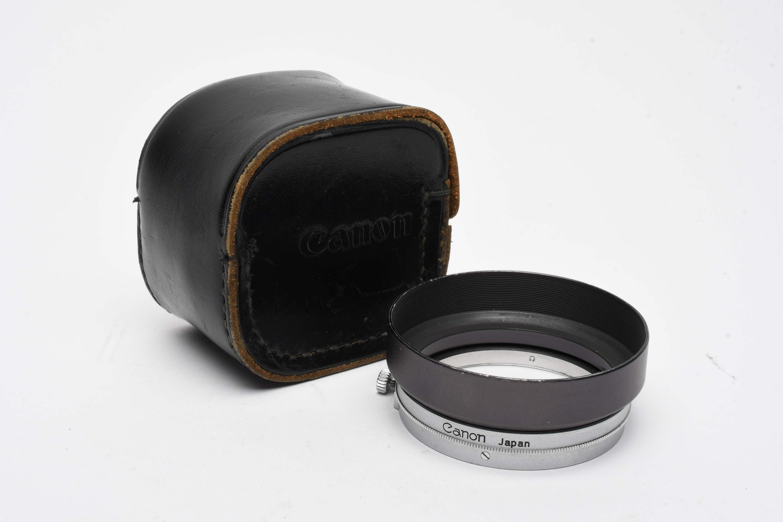 Canon Metal Lens Hood S-50 for 50mm f1.4, Case, Very clean