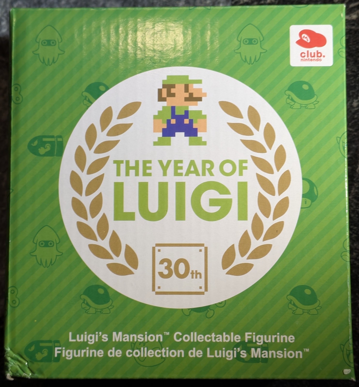 NIB, SEALED Club Nintendo: Year of Luigi 30th Anniversary Luigi's Mansion Figure