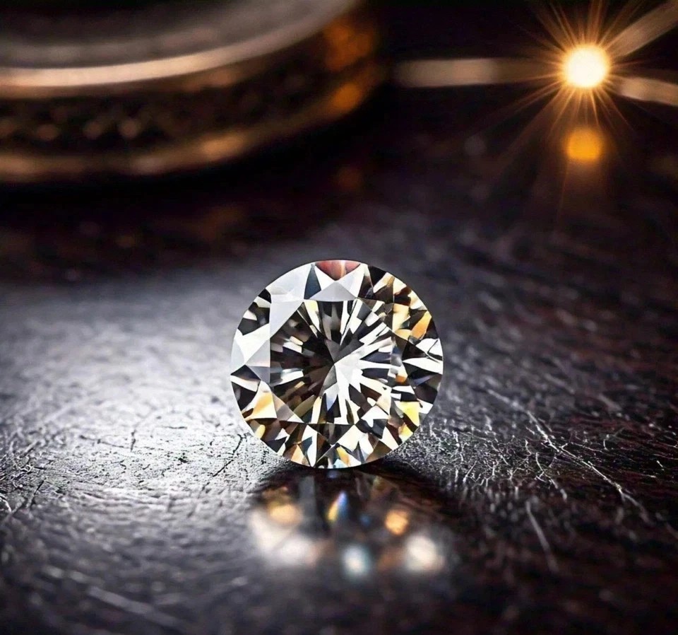 Round Cut 1 Ct Loose Lab Grown Natural D Color Diamond VVS1 Certified E135