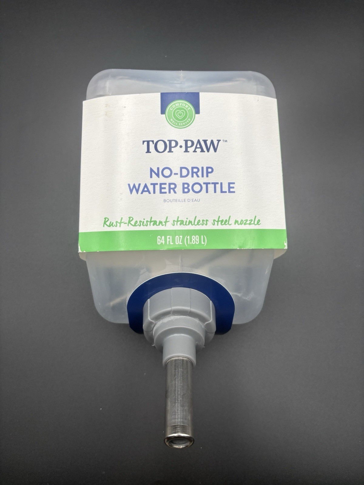 Top Paw No-Drip Water Bottle 64fl Oz For Small Pets Brand New