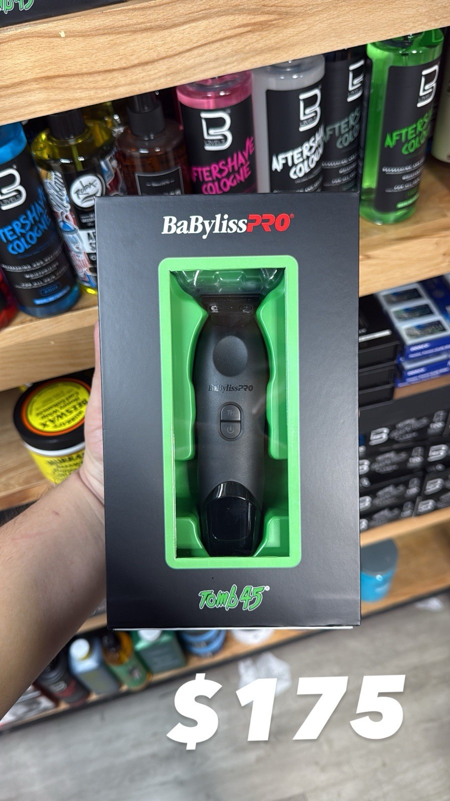 BaByliss PRO Tomb 45 Cordless Trimmer Black T-Blade Unisex