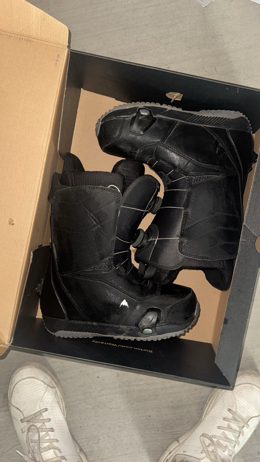 Burton Ruler Step On Dial Snowboard Boots Men's Black Size 10.5