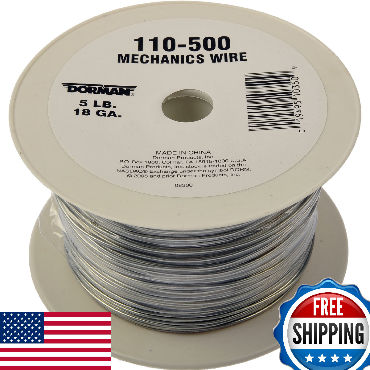 Dorman 110-500 18 Gauge 5 lb Spool Mechanics Wire 830 ft Universal