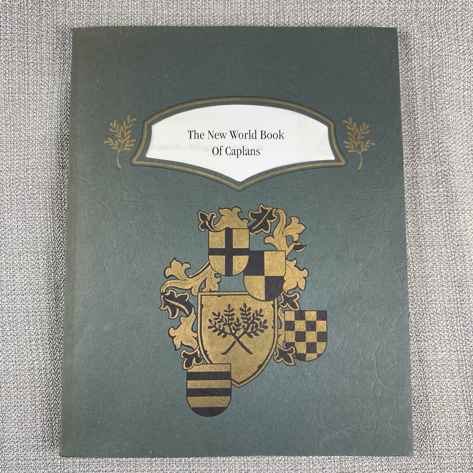 The New World Book of Caplans Genealogy Family Heritage Caplan Surname Research