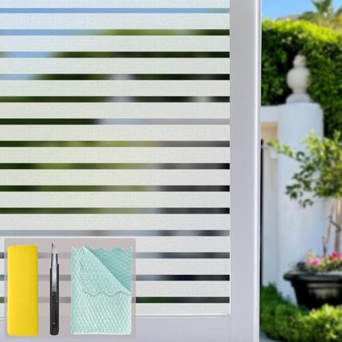  Frosted Window Film Privacy Window Sticker Non Adhesive Window Vinyl Film 
