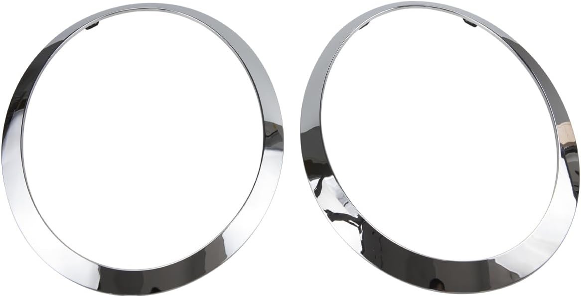 Headlight Trim Ring Compatible with MINI Cooper F55 F56 F57 2014 2015 2016 