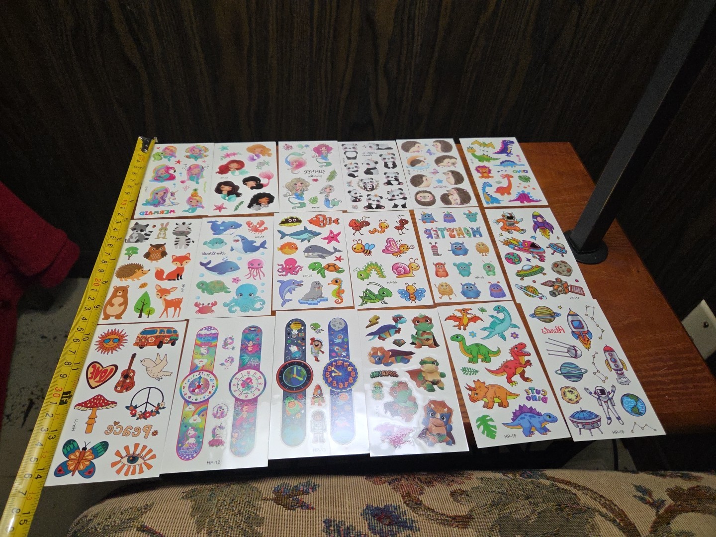 Pack Of 30 Sheets Childrens Temporary Tattoos Various Designs