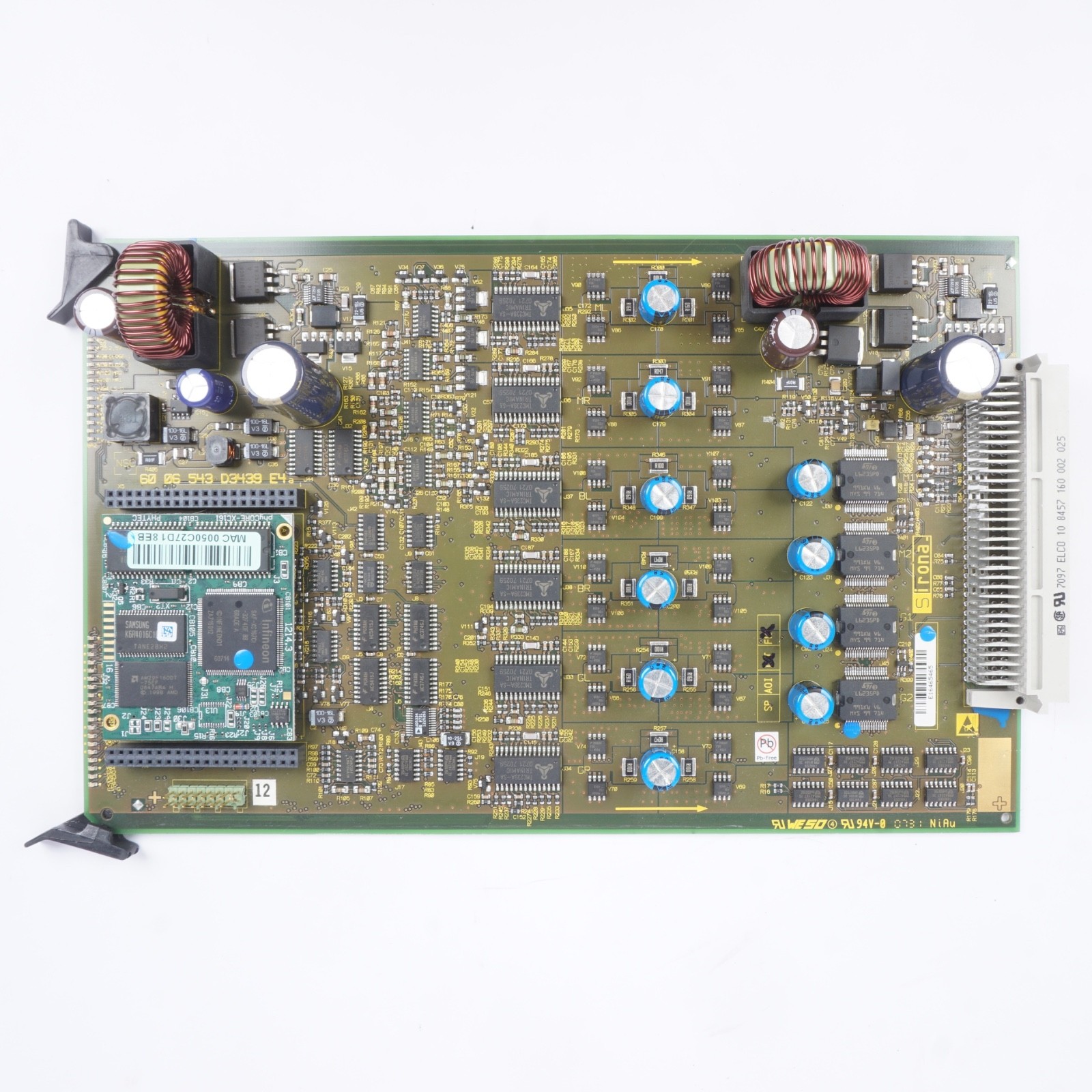 Sirona Cerec MCXL MC XL Board Motherboard 6006543 D3439 E4