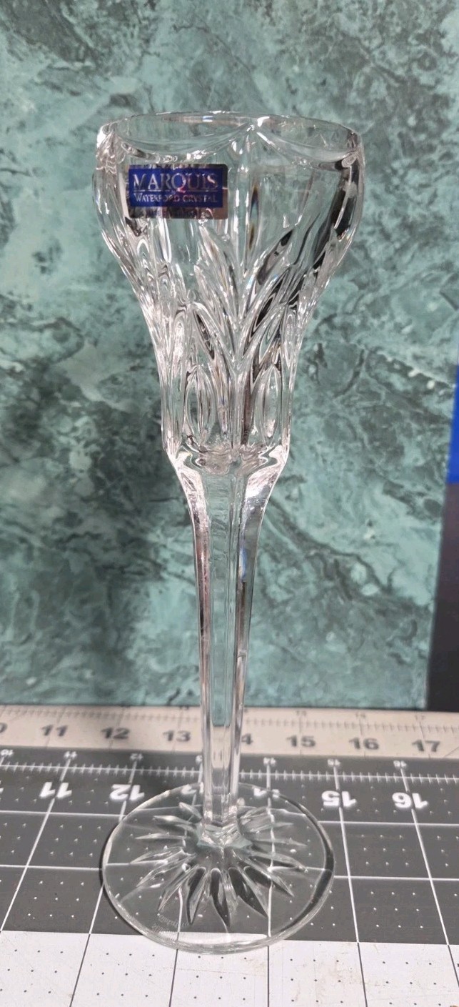 Marquis Waterford Crystal Candle Stick Holders 10.5" Tall