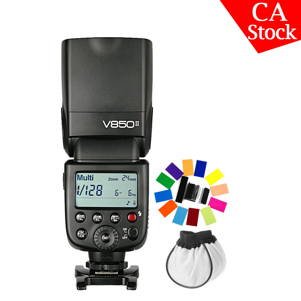 Godox V850II 2.4G HSS Camera Flash Speedlite for Canon Nikon Sony Olympus Lumix