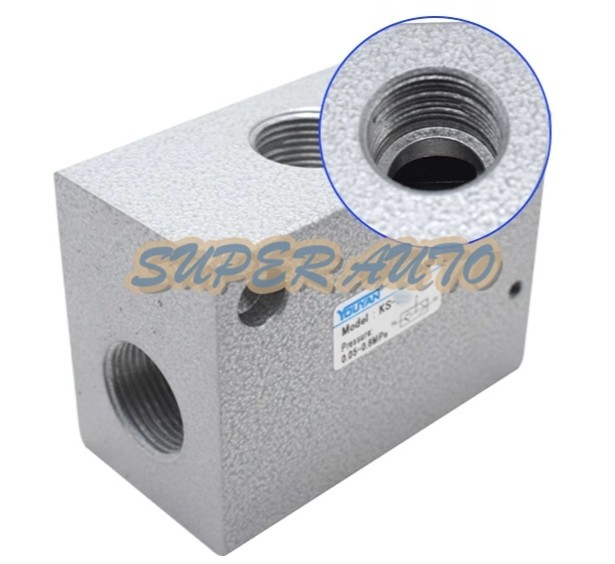 1Pc New For KS-10 (G3/8) Pneumatic shuttle valve