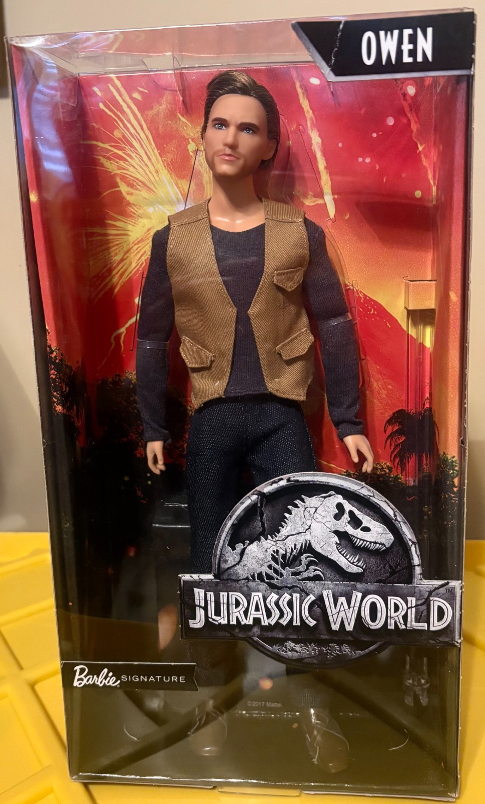 Jurassic World Barbie Signature Collection - Owen 12" Doll description