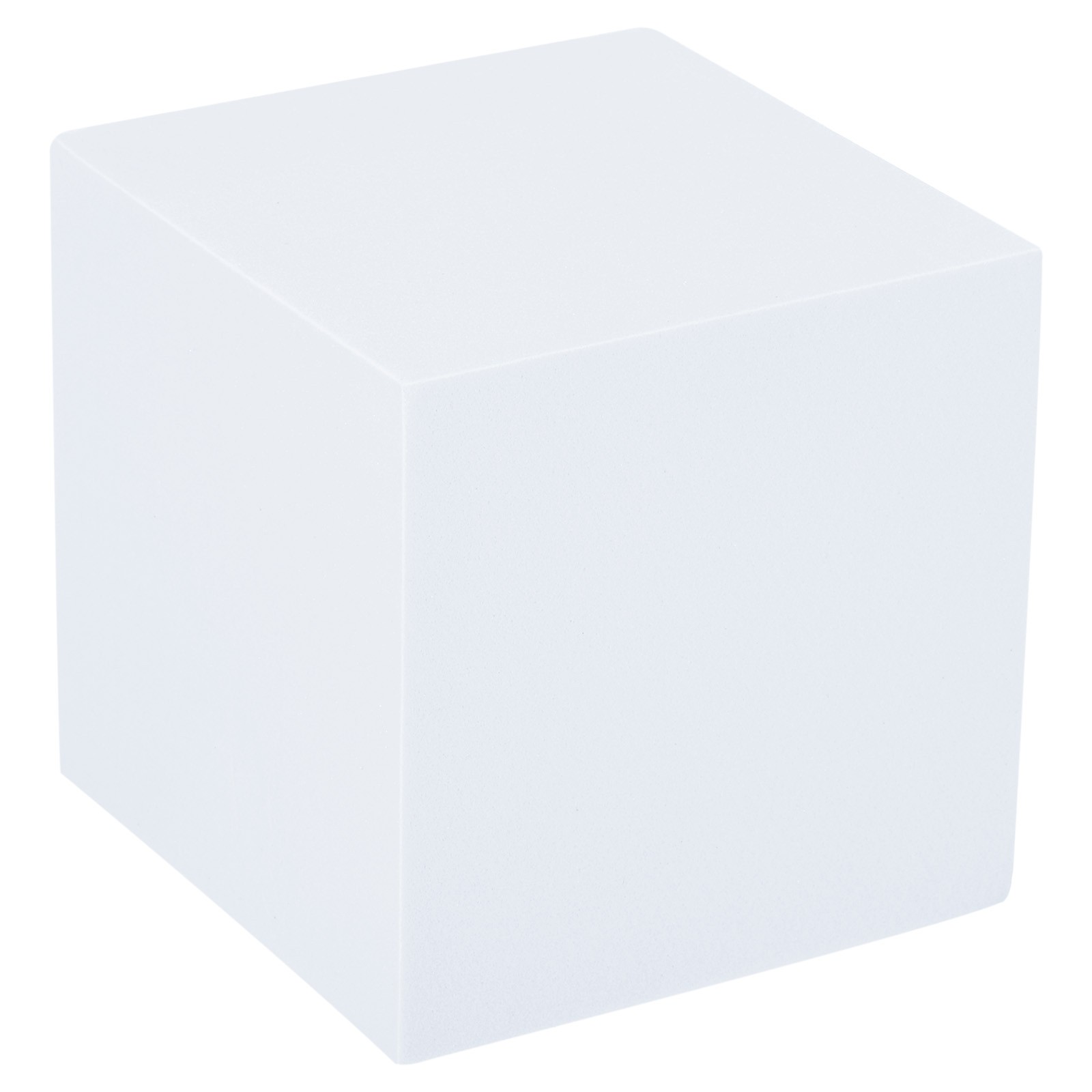 3.1x3.1x3.1" Square Photography Props Background, Hard Foam, White