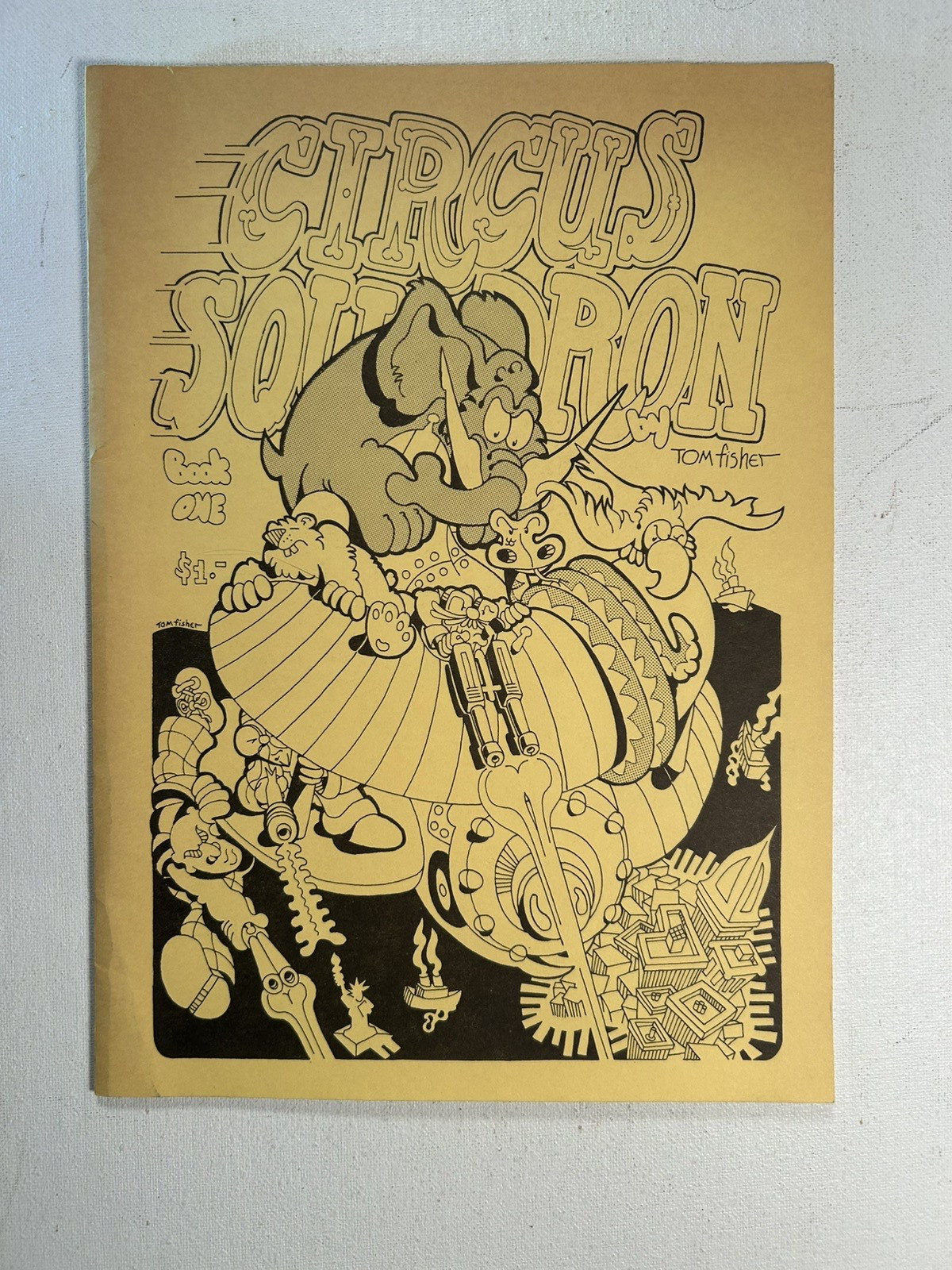 Circus Squadron #1 underground/mini comix Tom Fisher 1978