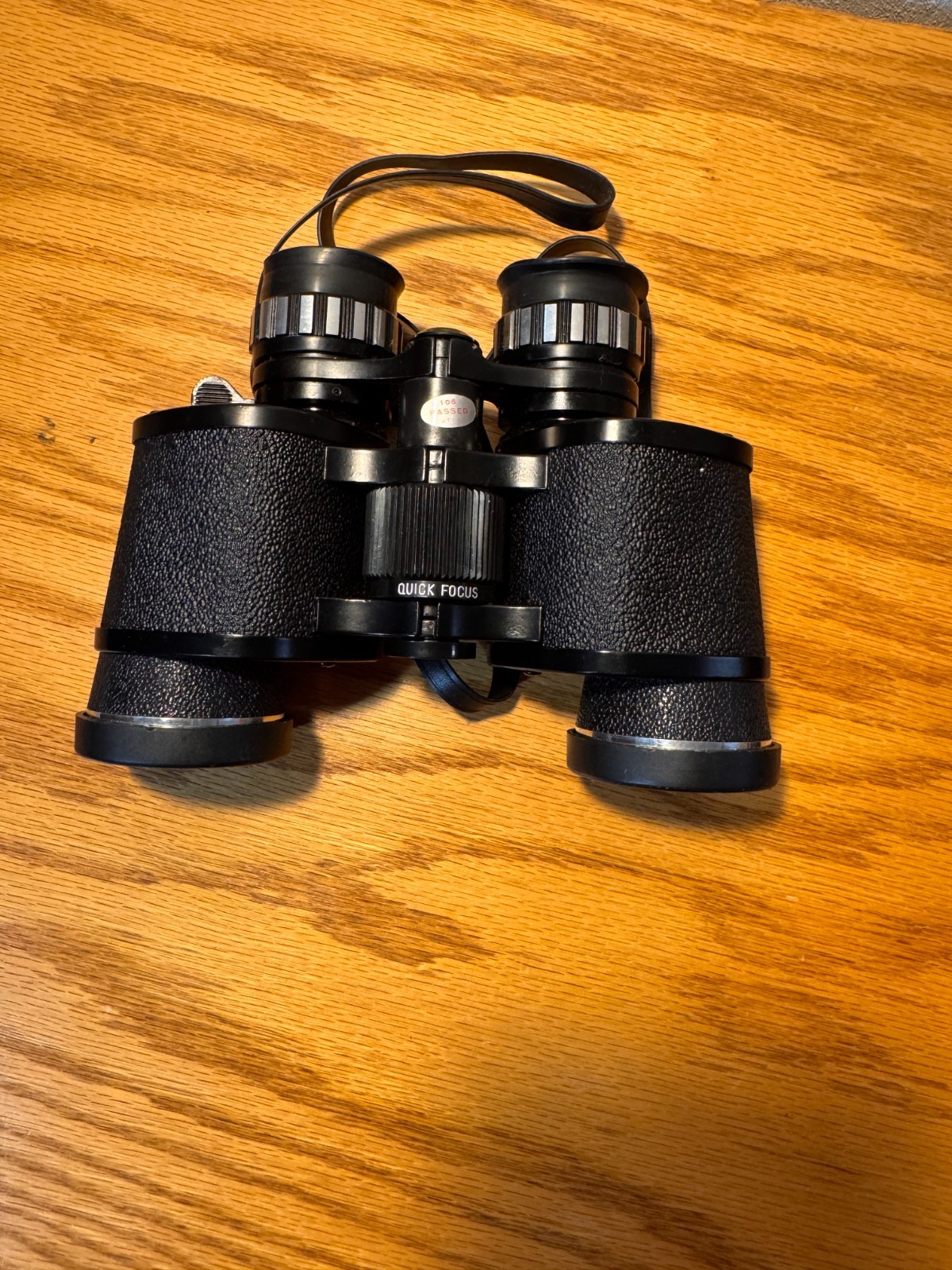 Vintage Sears Binoculars Model No.473.25201 Wide Angle 7-15 x 35mm 228ft 1000yds