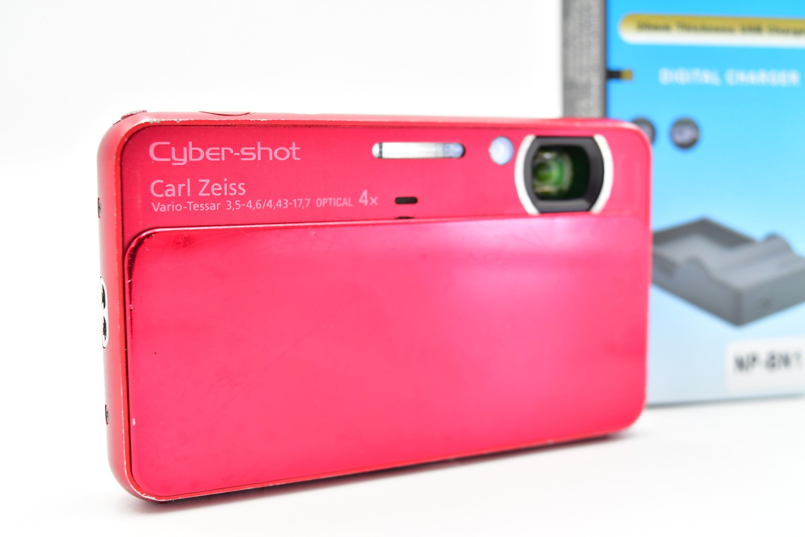 ⏯️[Excellent+5]Sony Cyber shot DSC-T110 Digital Camera Red Japanese Only