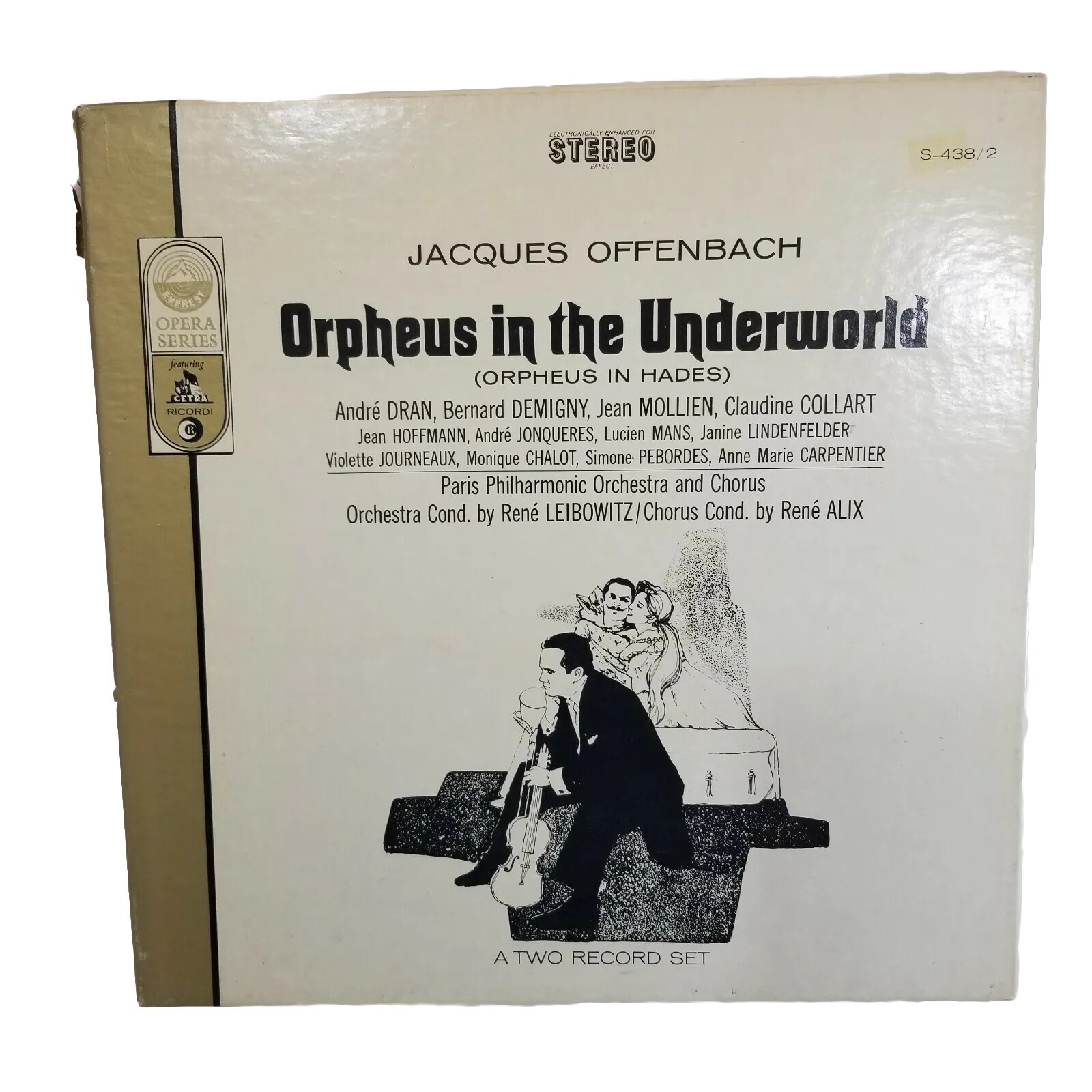 ✅Offenbach Orpheus in the Underworld Leibowitz Everest Opera Series Double LP