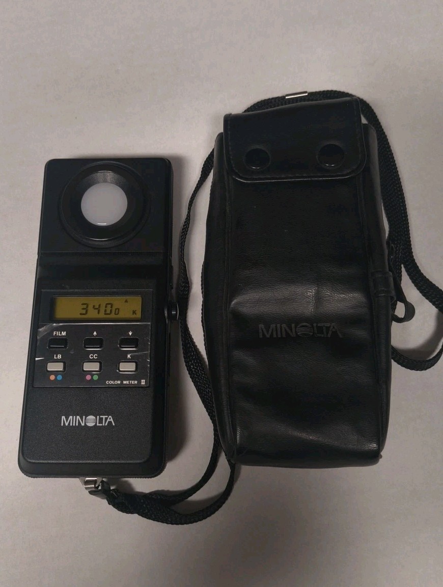 USED: Minolta Color Meter II Color Temperature Meter * Good condition *